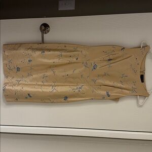 Ann Taylor 100% Silk Floral Midi Dress